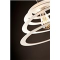 Nowoczesna lampa wisząca Orbita 1 biała żyrandol do salonu