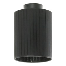 Czarna lampa sufitowa Rabella B plafon do salonu tuba