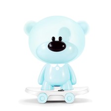 Lampka dekoracyjna Teddy Skater niebieska