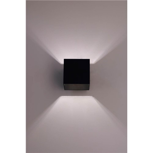 Czarny kinkiet loft Quado lampa ścienna nowoczesna