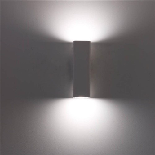 Biały nowoczesny kinkiet Tobi lampa ścienna na korytarz