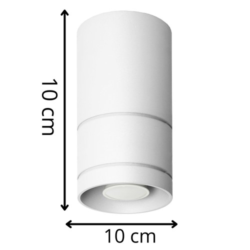 Nowoczesna lampa sufitowa Diego 20 biała oświetlenie punktowe plafon