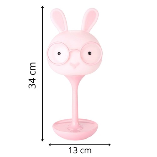 Lampka dekoracyjna Bunny różowa